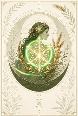 Virgo zodiac card